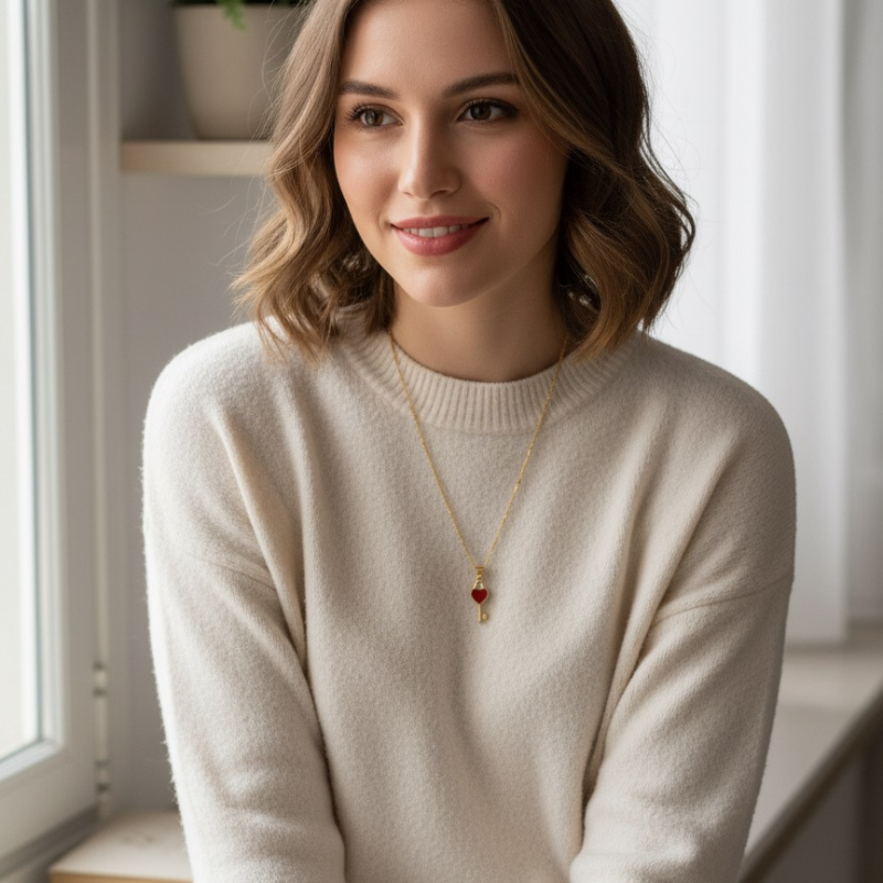 Llave del Corazón rojo